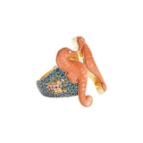 Grace Winfrey Coral Seahorse Ring - Vermillion