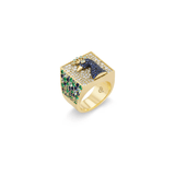 Grace Winfrey FTF Signet Ring - Vermillion