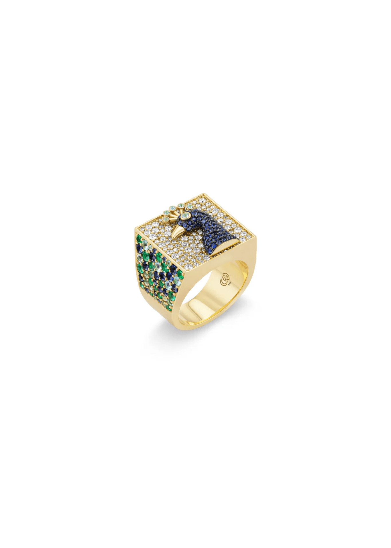 Grace Winfrey FTF Signet Ring - Vermillion