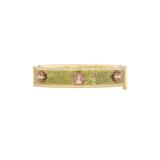 Grace Winfrey Pave Garden Bangle - Vermillion