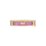 Grace Winfrey Pave Garden Bangle - Vermillion
