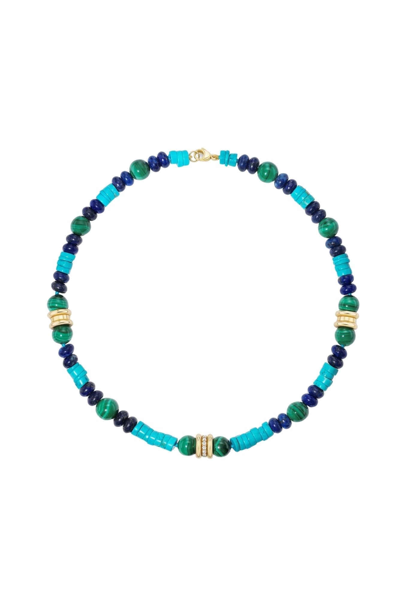 Grace Winfrey Santorini Beaded Necklace - Vermillion