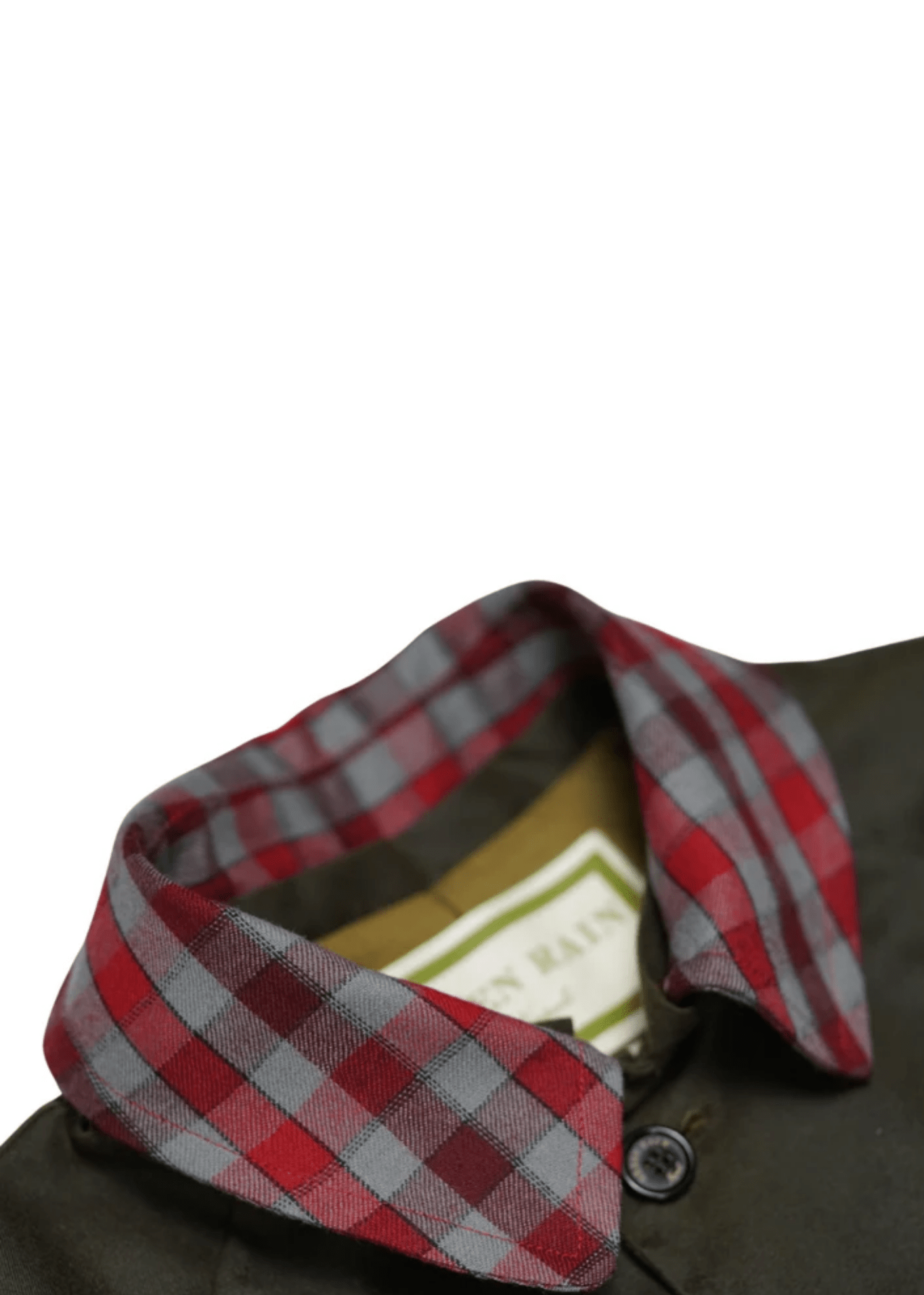 Green Rain Napoli Basildon Collar - Vermillion