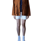 Green Rain Napoli Lee Jacket - Vermillion