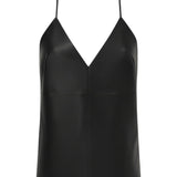 Grenn Pilot Kirby Leather Cami - Vermillion