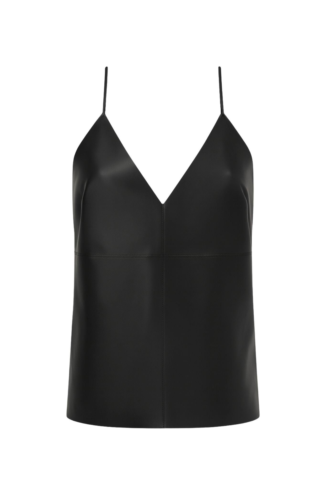 Grenn Pilot Kirby Leather Cami - Vermillion