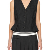 Sea Johanna Pinstripe Vest