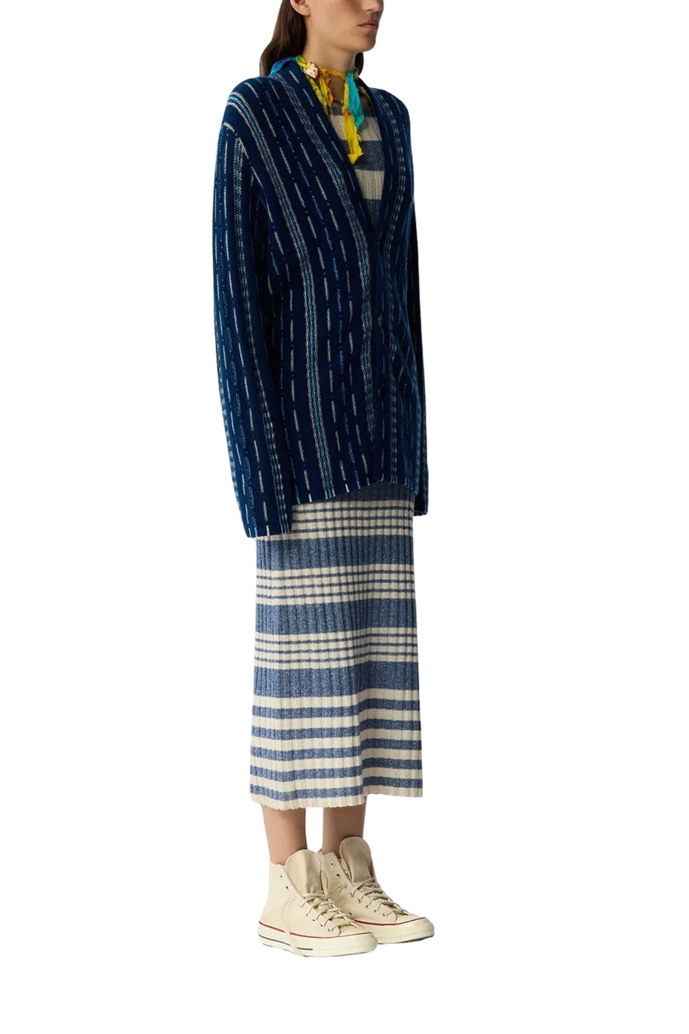 Guest in Residence Baja Everywear Cardigan - Vermillion