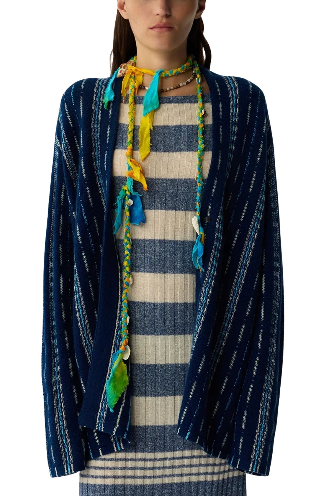 Guest in Residence Baja Everywear Cardigan - Vermillion