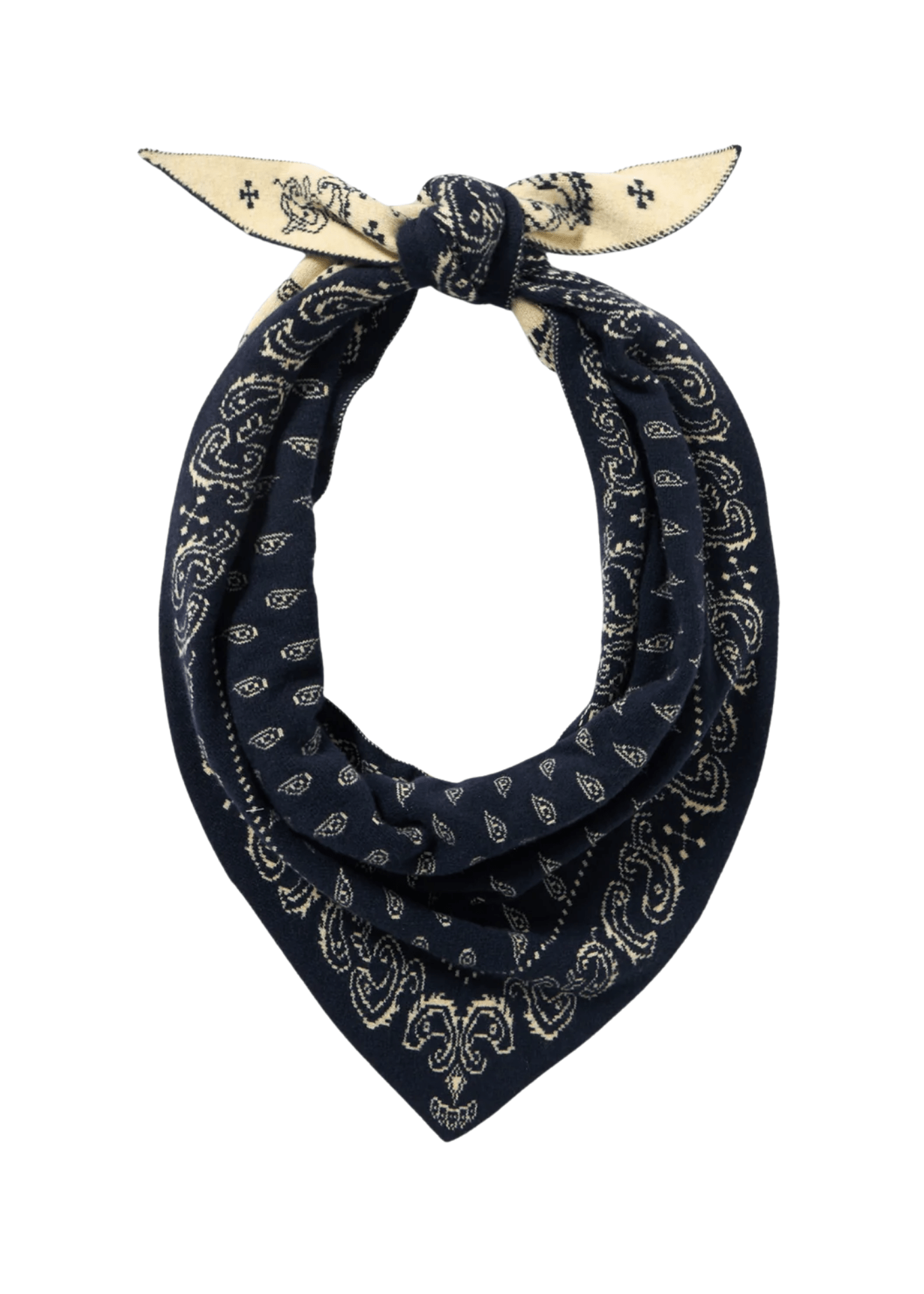 Guest in Residence Bandana Bowtie Scarf - Vermillion
