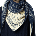 Guest in Residence Bandana Bowtie Scarf - Vermillion