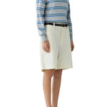 Guest in Residence Collegiate Stripe Polo - Vermillion