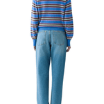 Guest in Residence Collegiate Stripe Polo - Vermillion