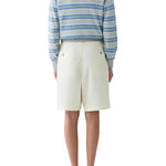 Guest in Residence Collegiate Stripe Polo - Vermillion
