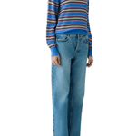 Guest in Residence Collegiate Stripe Polo - Vermillion