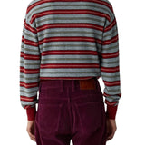 Guest in Residence Collegiate Stripe Polo - Vermillion