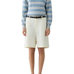 Guest in Residence Collegiate Stripe Polo - Vermillion