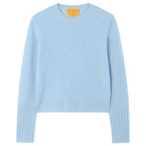 Guest in Residence Compass Shrunken Crew - Vermillion