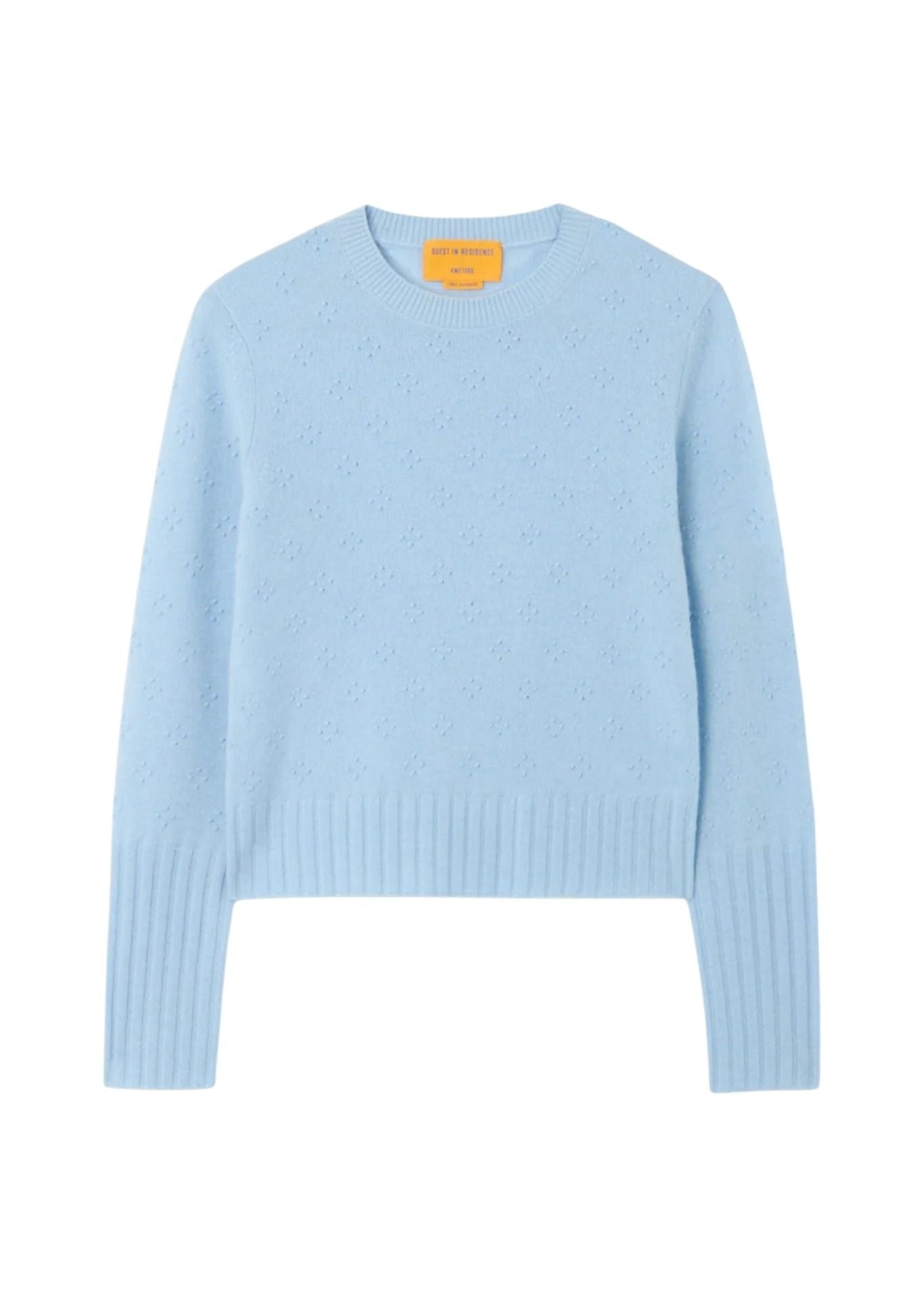 Guest in Residence Compass Shrunken Crew - Vermillion