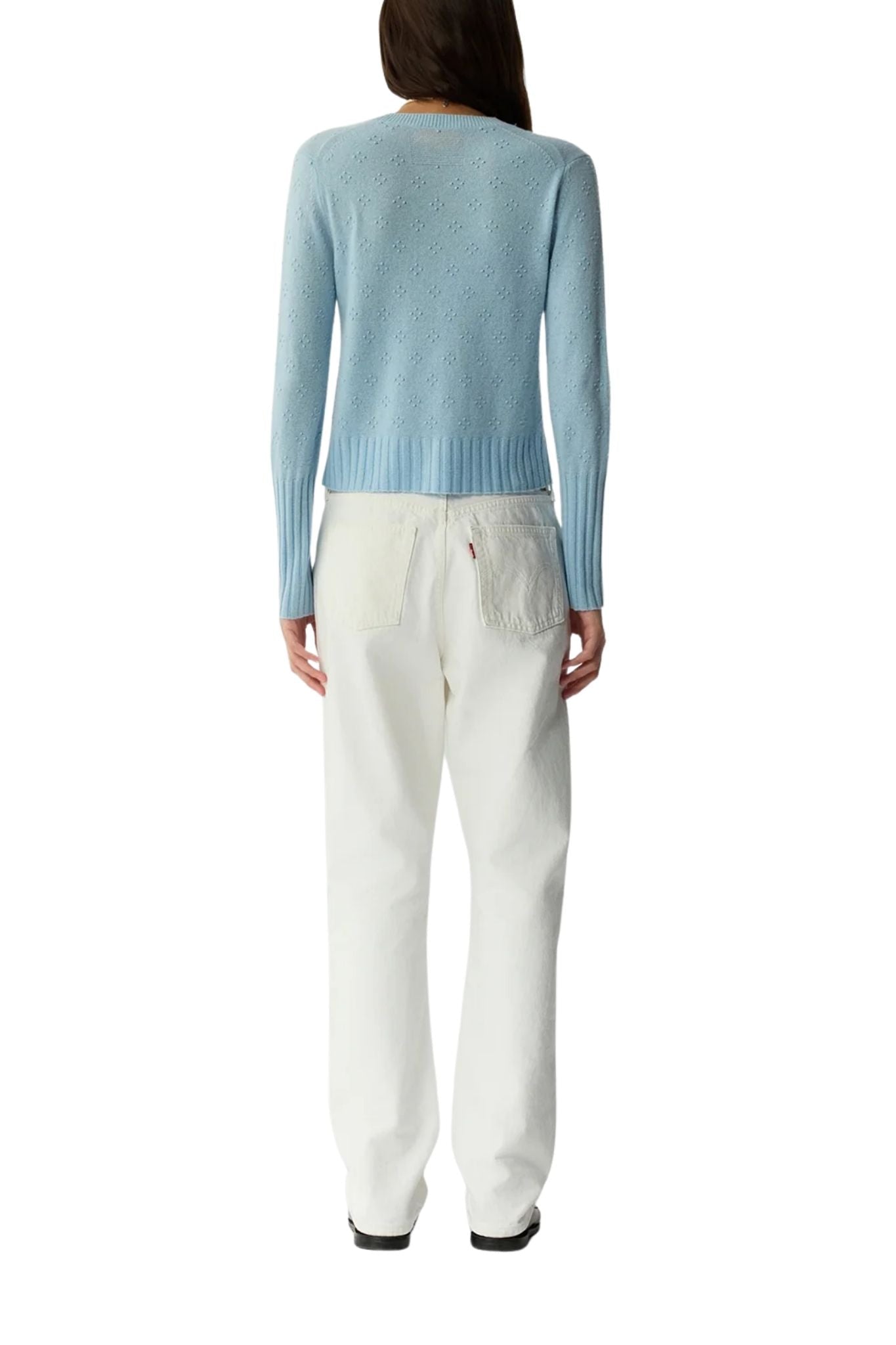 Guest in Residence Compass Shrunken Crew - Vermillion