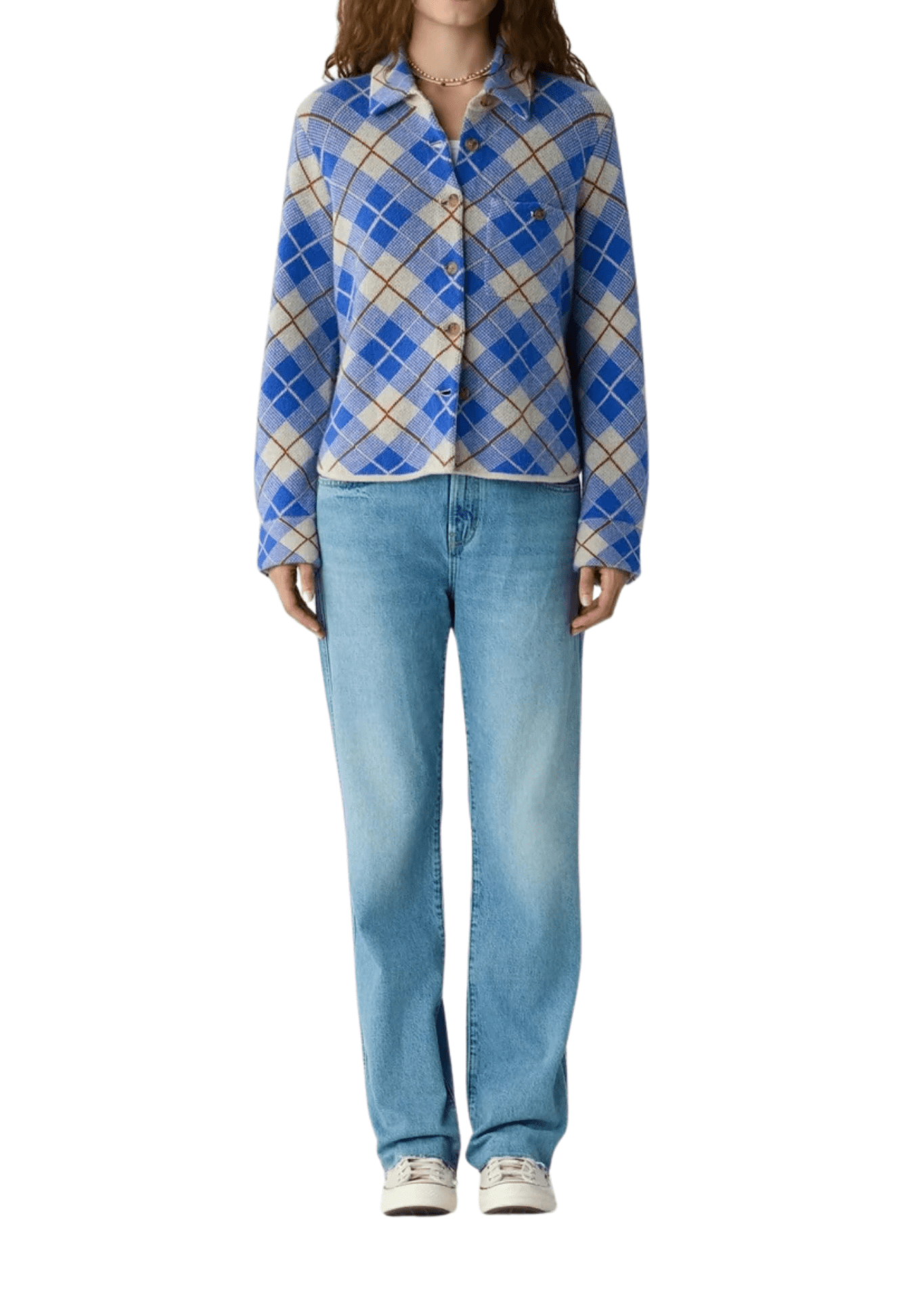 Guest in Residence Dylan Plaid Shirt - Vermillion