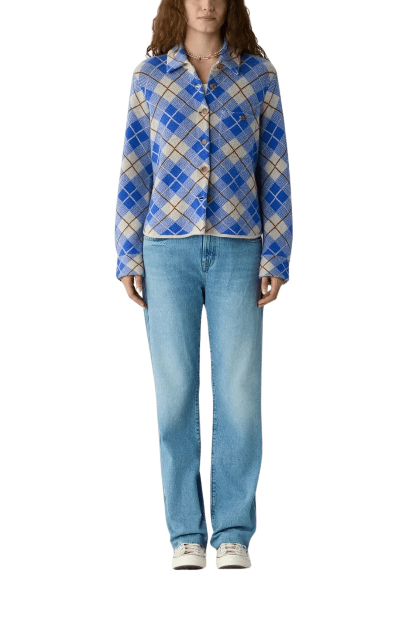 Guest in Residence Dylan Plaid Shirt - Vermillion