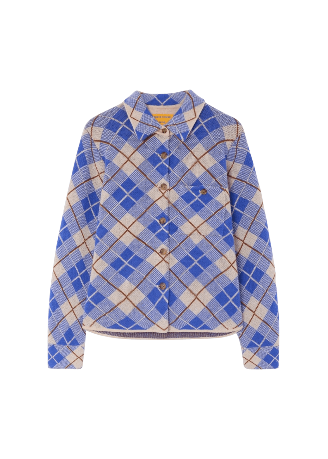 Guest in Residence Dylan Plaid Shirt - Vermillion