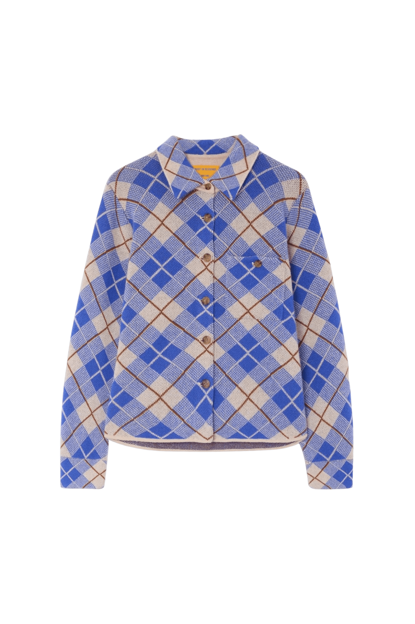 Guest in Residence Dylan Plaid Shirt - Vermillion
