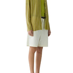 Guest in Residence Fine Stripe Showtime Shirt - Vermillion