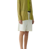 Guest in Residence Fine Stripe Showtime Shirt - Vermillion