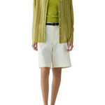 Guest in Residence Fine Stripe Showtime Shirt - Vermillion