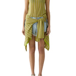 Guest in Residence Fine Stripe Tank - Vermillion