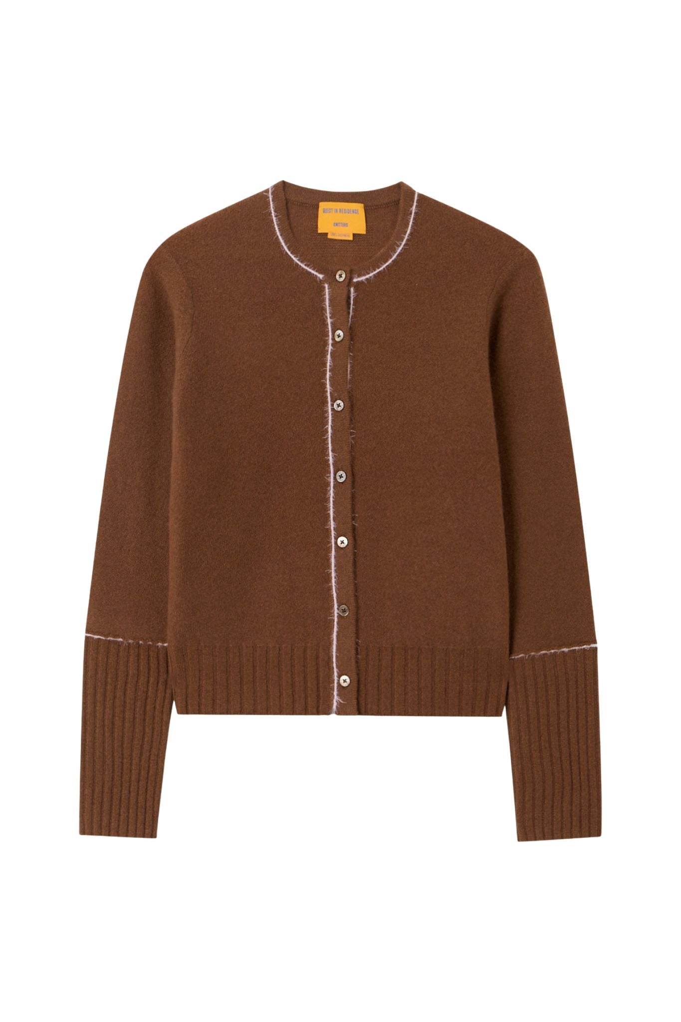 Guest In Residence Flurry Jane Cardigan - Vermillion