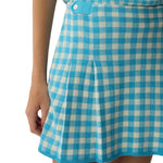 Guest in Residence Gingham Long Skirt - Vermillion