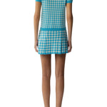Guest in Residence Gingham Long Skirt - Vermillion