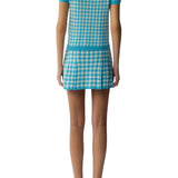 Guest in Residence Gingham Long Skirt - Vermillion