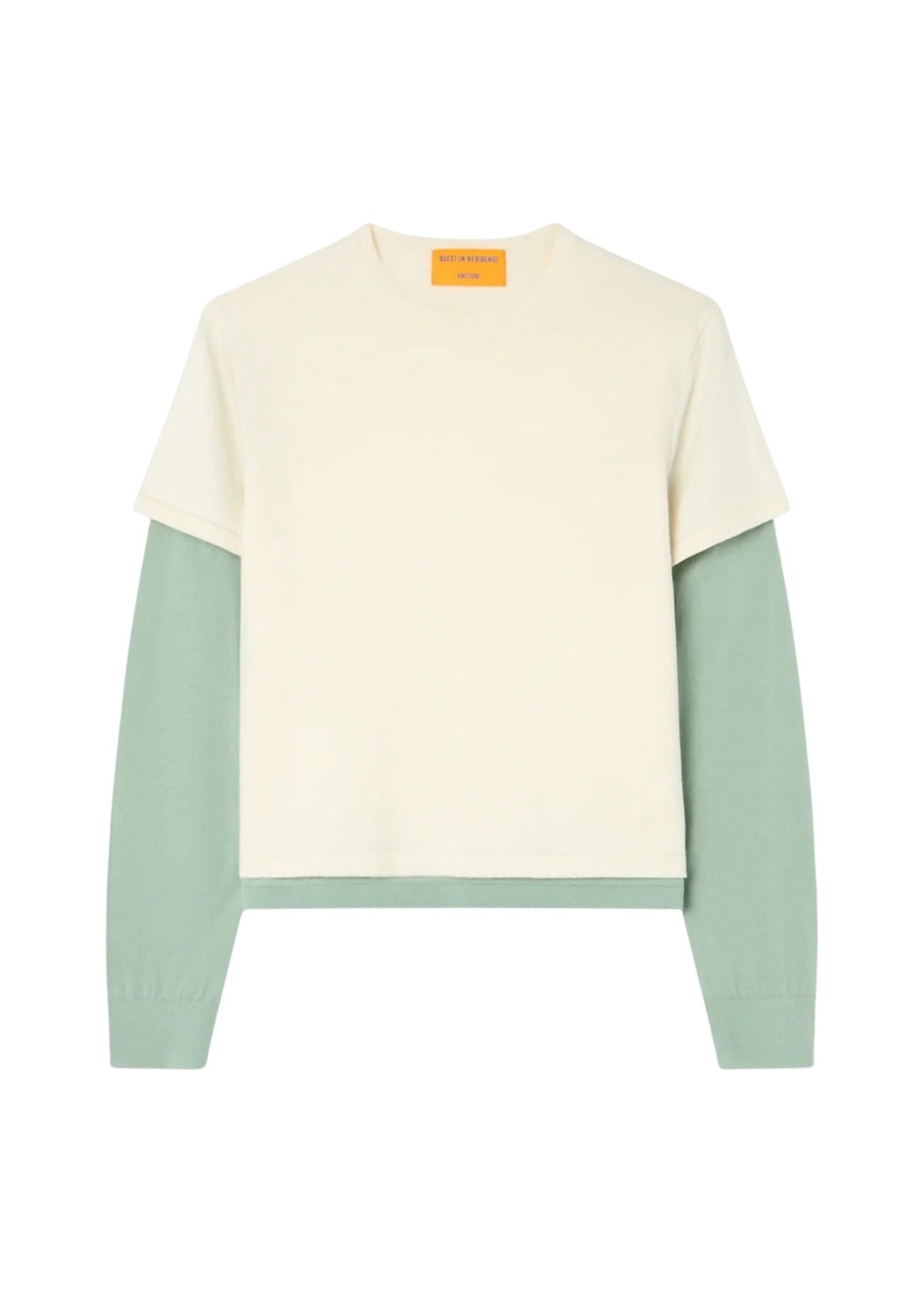 Guest in Residence Layer Tee - Vermillion