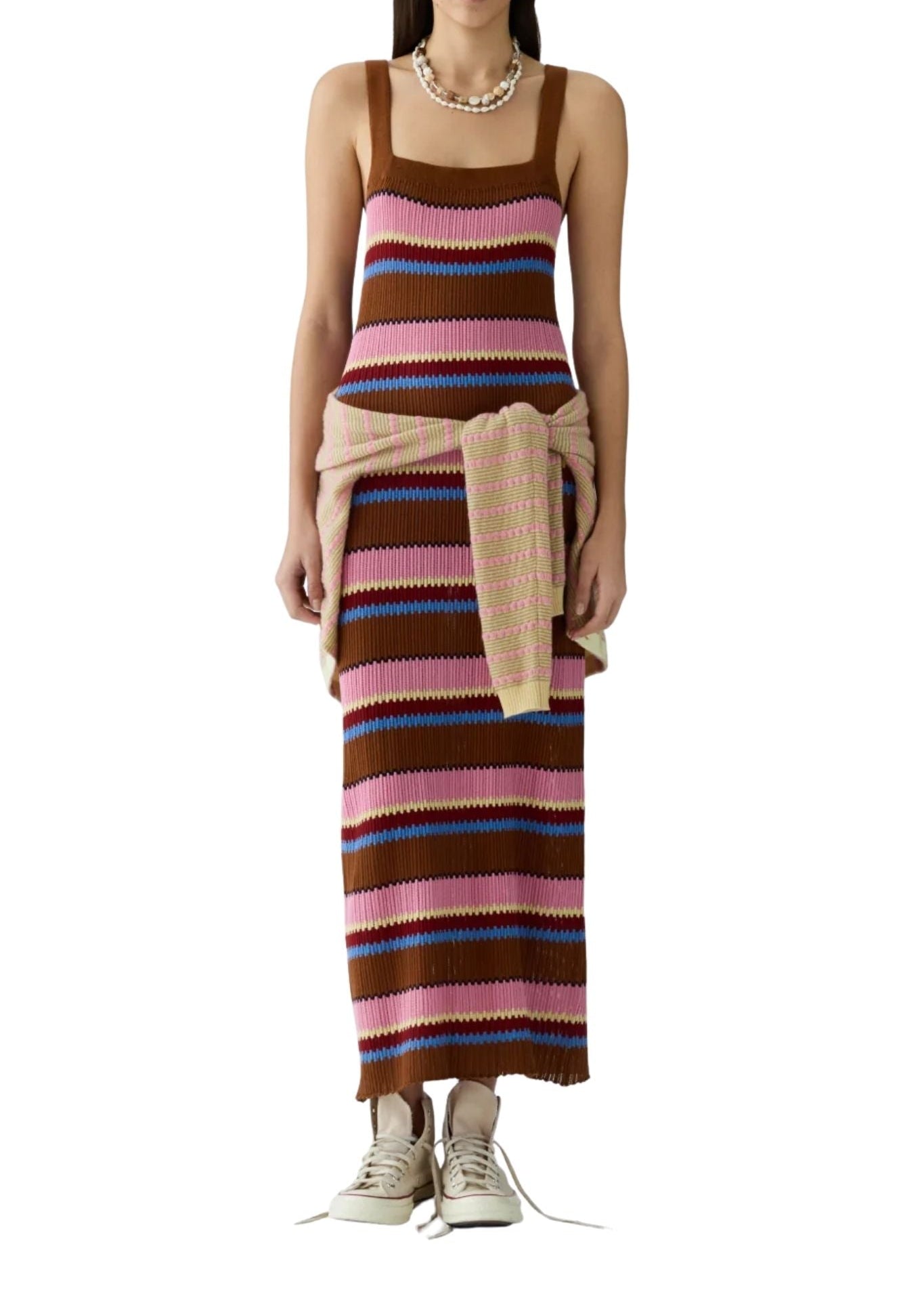 Guest in Residence Palazzo Dress - Vermillion