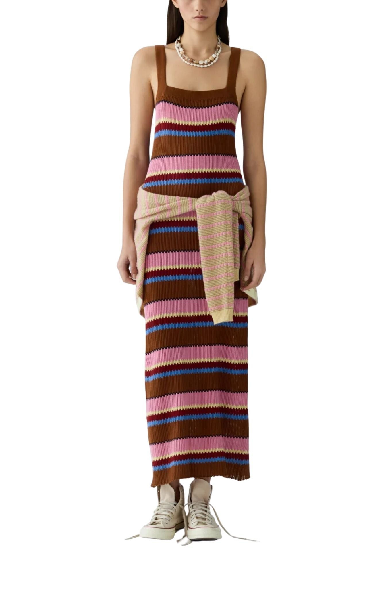 Guest in Residence Palazzo Dress - Vermillion