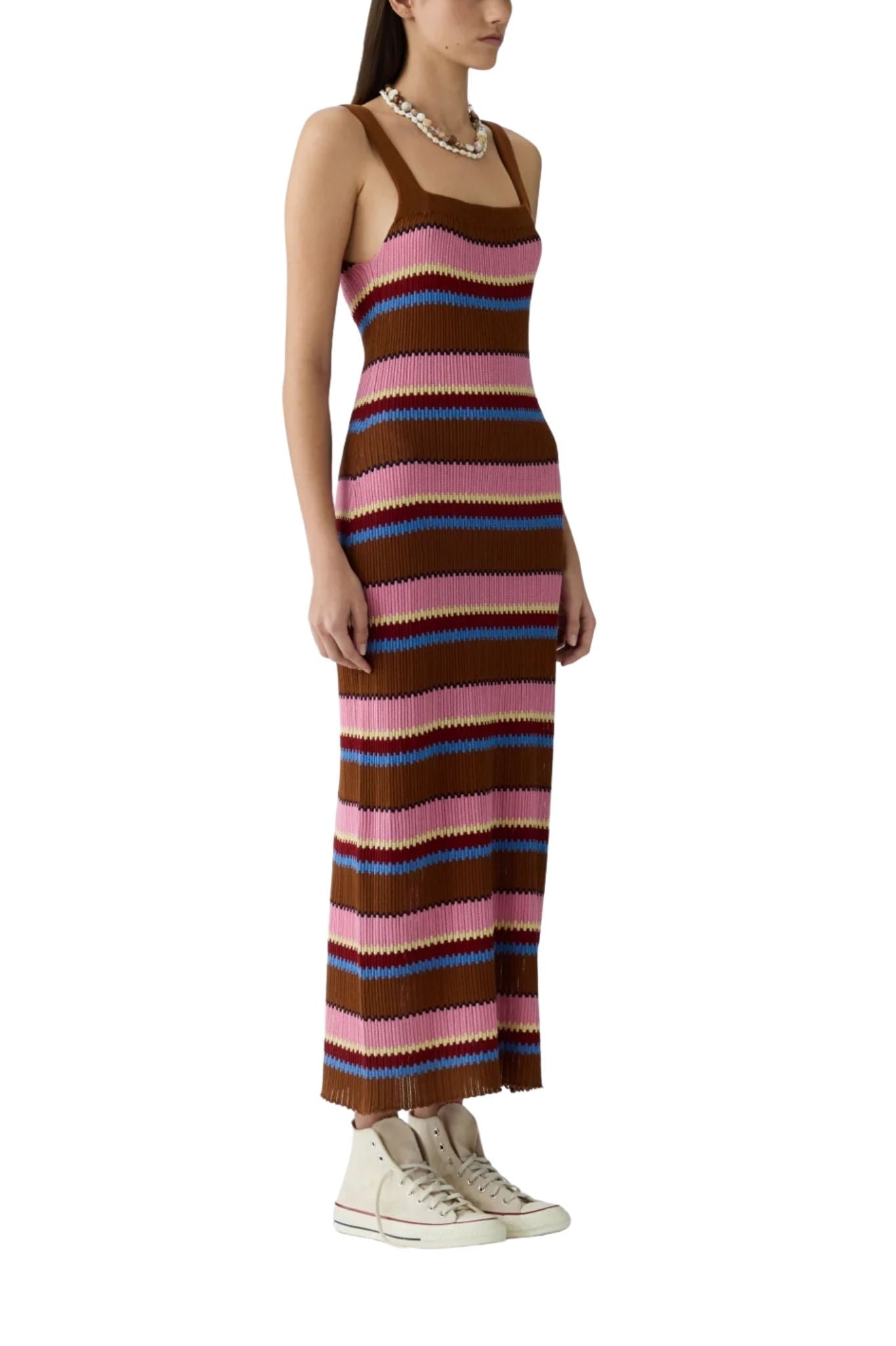 Guest in Residence Palazzo Dress - Vermillion