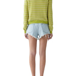 Guest in Residence Pebble Stripe Jane Cardigan - Vermillion