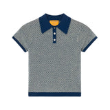 Guest in Residence Pique Shrunken Polo - Vermillion