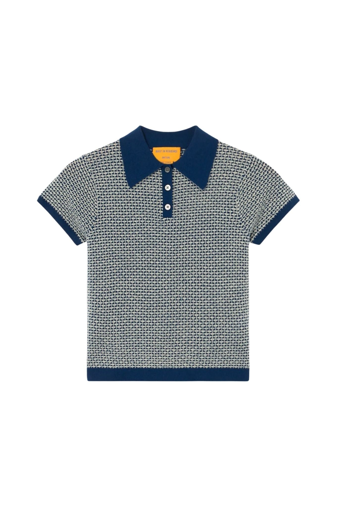 Guest in Residence Pique Shrunken Polo - Vermillion