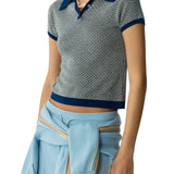 Guest in Residence Pique Shrunken Polo - Vermillion