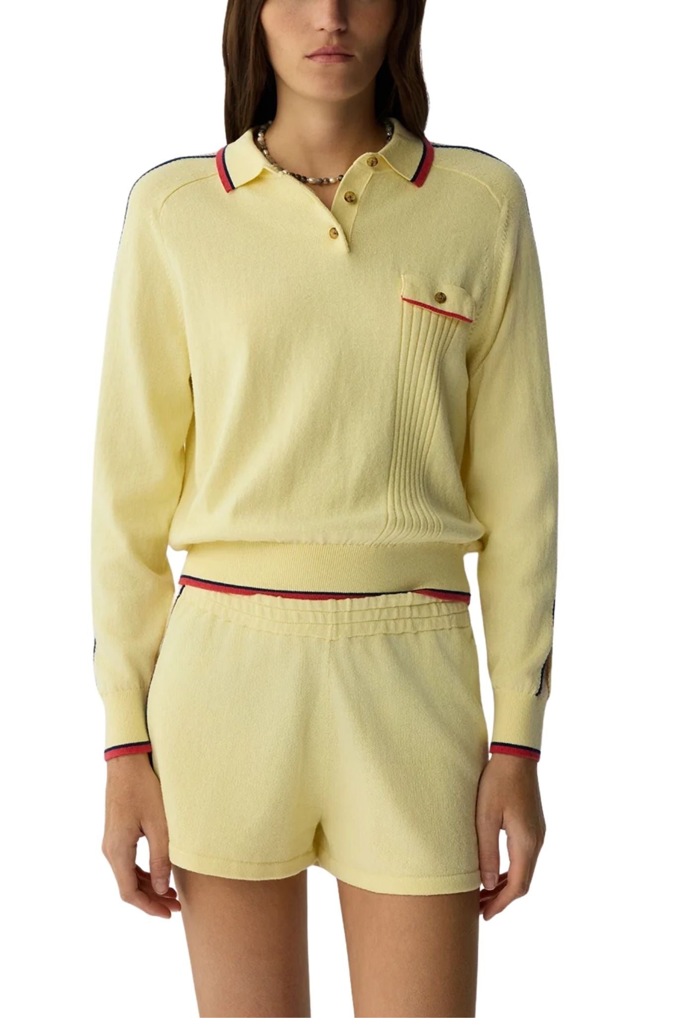 Guest in Residence Relay Polo - Vermillion