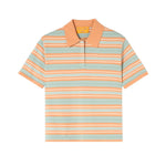 Guest in Residence Short Sleeve Stripe Rugby - Vermillion