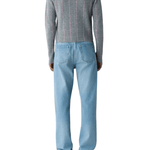 Guest in Residence Shrunken Checker Crew - Vermillion