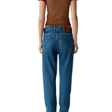 Guest in Residence Shrunken Waffle Polo - Vermillion