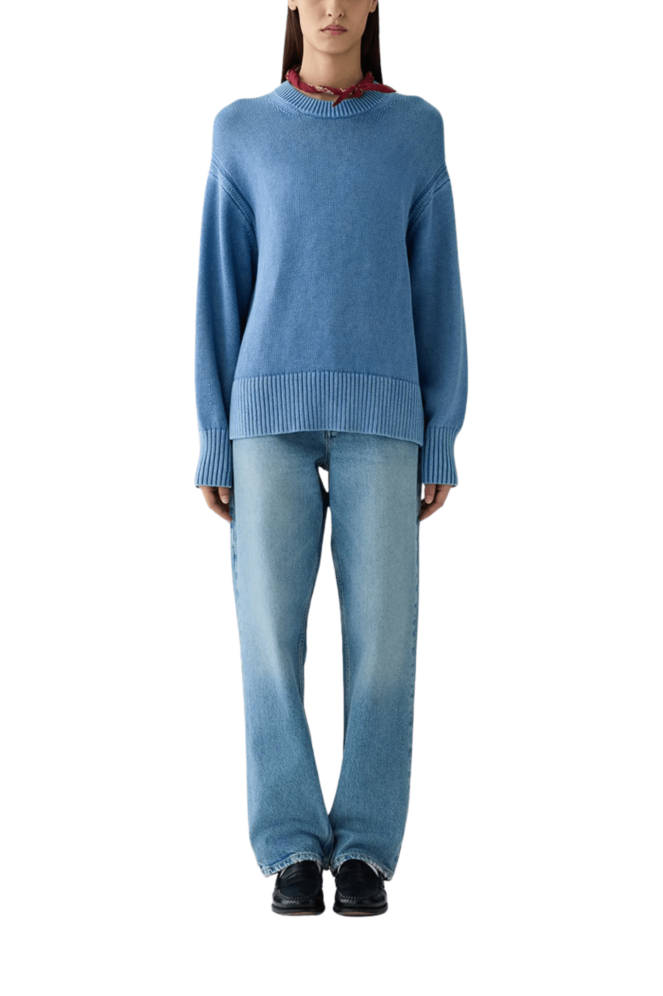 Guest in Residence Sunwash Cozy Crew - Vermillion