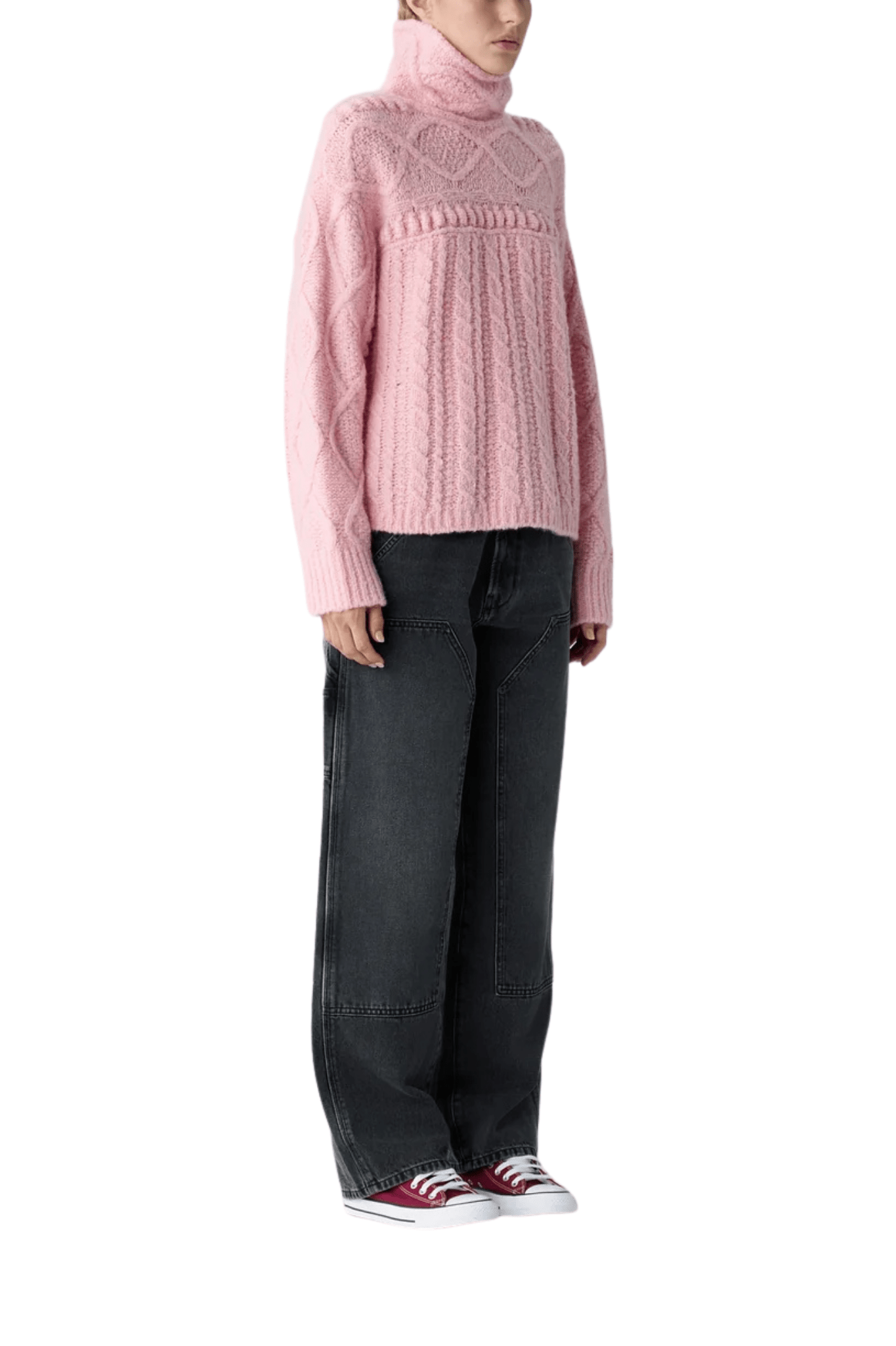 Guest in Residence Super Cloud Turtleneck - Vermillion